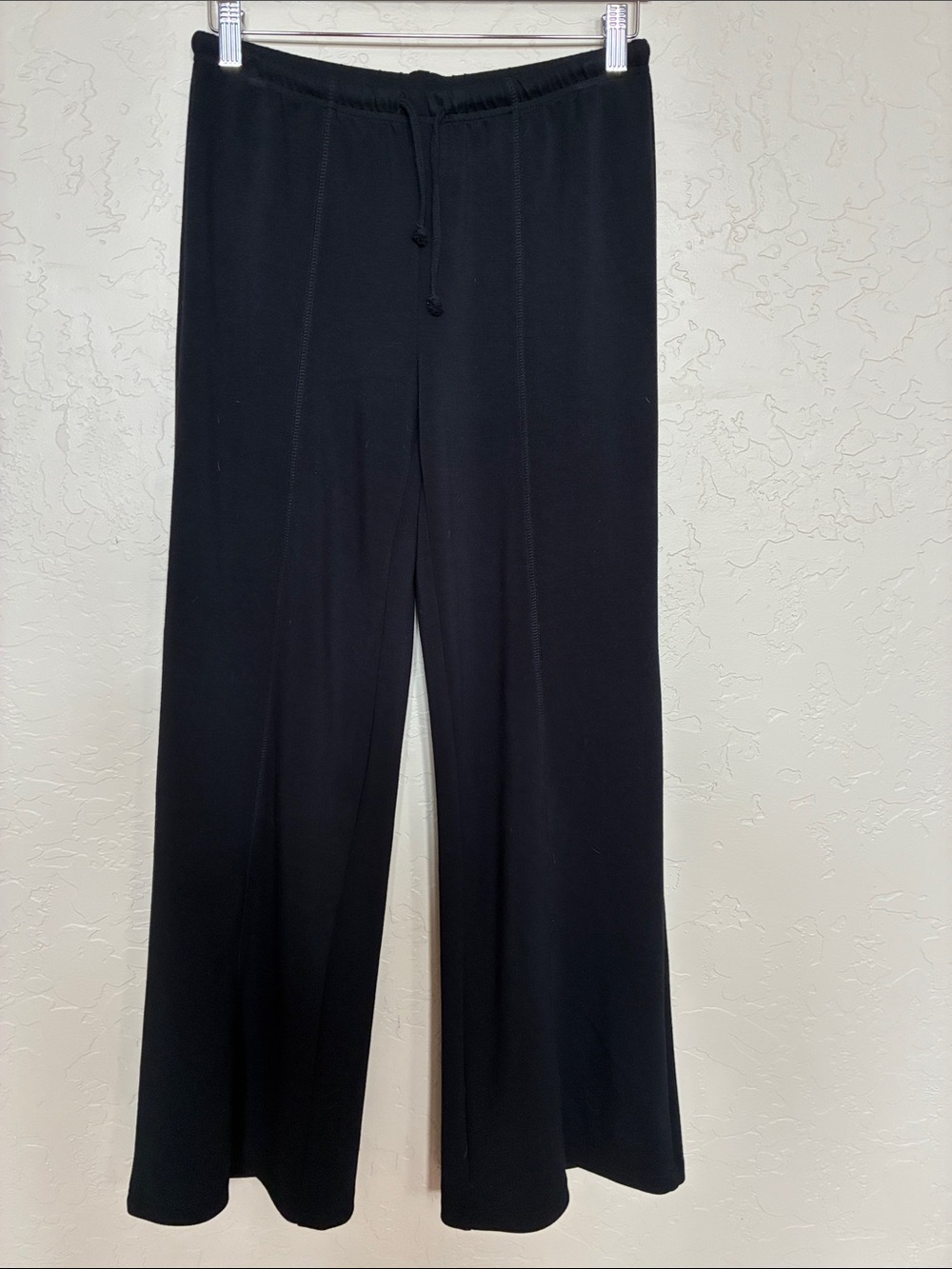 Black Wide-Leg Drawstring Pants by Happy Gray Sz Small NWOT